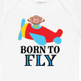 thumbnail image 4 of Inktastic Boys Future Pilot Monkey Airplane Boys Baby Bodysuit, 4 of 5