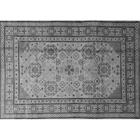 Ahgly Company Indoor Rectangle Persian Gray Traditional Area Rugs, 6' x 9'