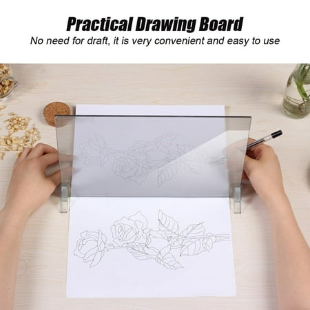 Sonew Led Light Stencil Board Light Box Tracing Drawing Board Sketch Mirror Reflection Phone Dimming Mirror Drawing Led Drawing Board Walmart Canada