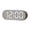 Gray, variant on Daily Use Electronic Alarm Clock, Multifunctional LED Digital Clock, Integrated Date Temperature Time Display Desktop Household Clock