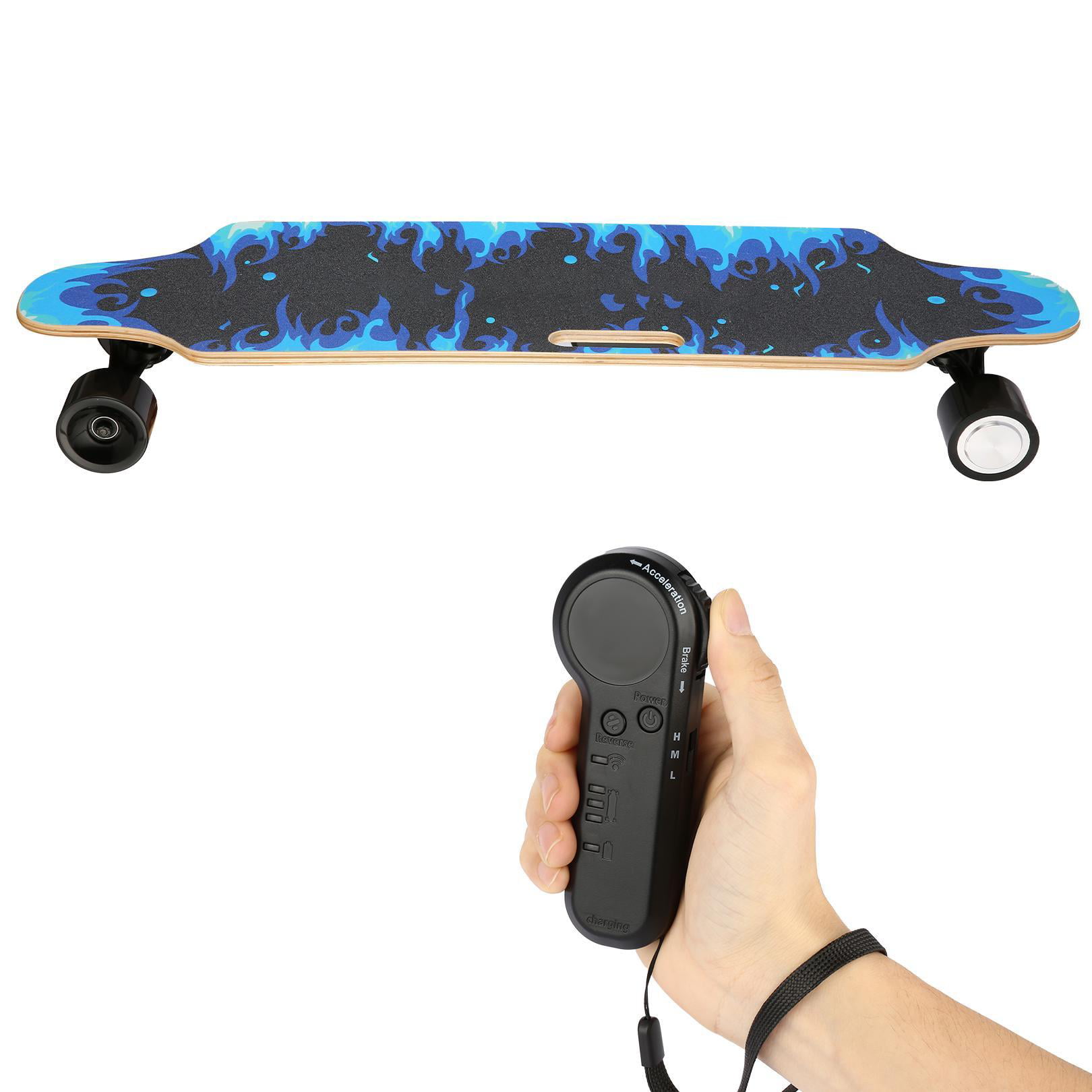 Elektro Skateboard 250W Wireless Longboard 20km/h mit Fernbedienung City Scooter 