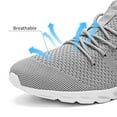 thumbnail image 4 of Hiigyl Sneakers for Mens Casual Walking Shoes Athletic Sport Lightweight Breathable Mesh, 4 of 7