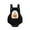 Z-260915-1-Black, variant on Infant Ghost Romper Bodysuit Halloween Costume Set With Hat And Shoes 0 18M