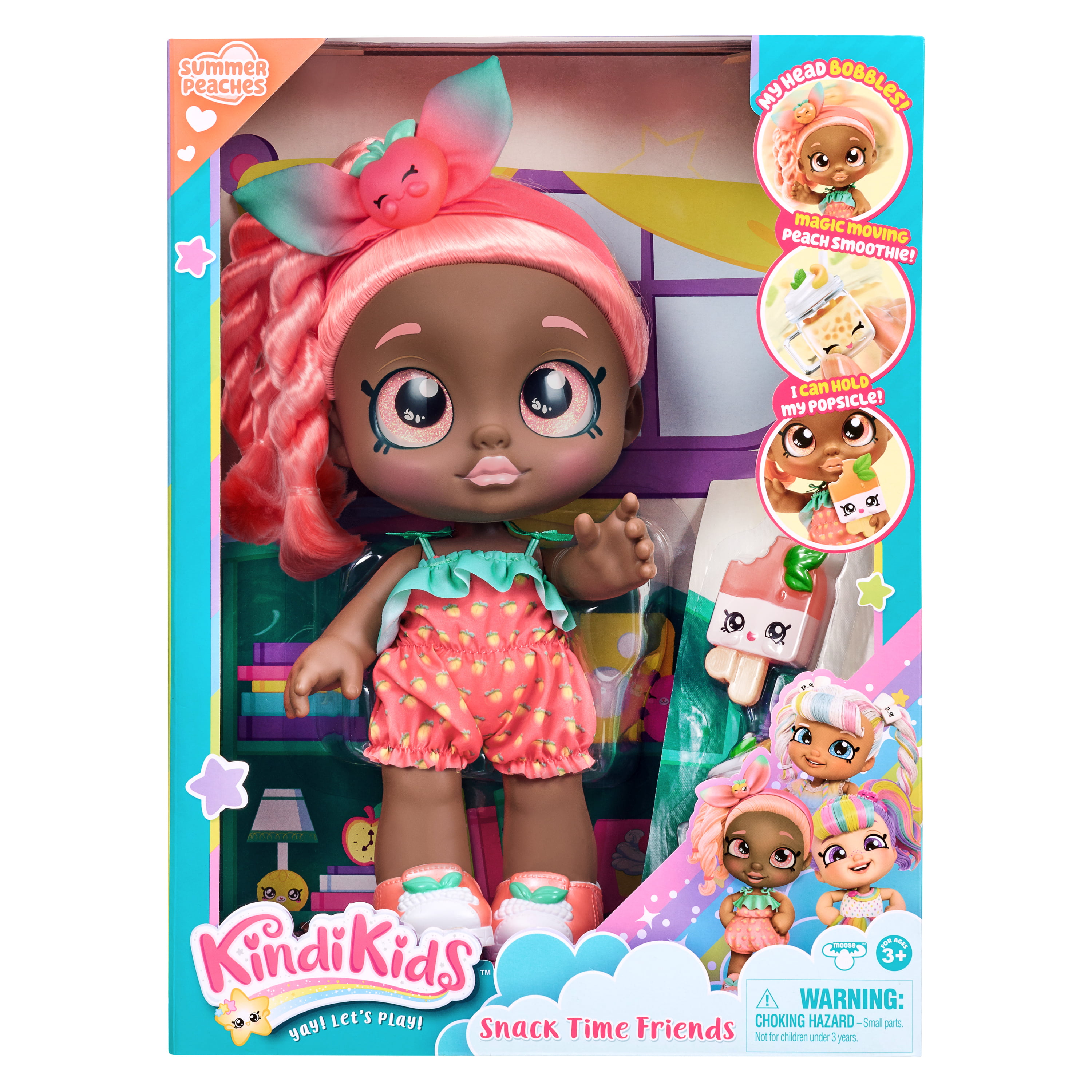 Summer Peaches Details about   Kindi Kids Snack Time Friends Pre-School 10 inch Doll New 2020 