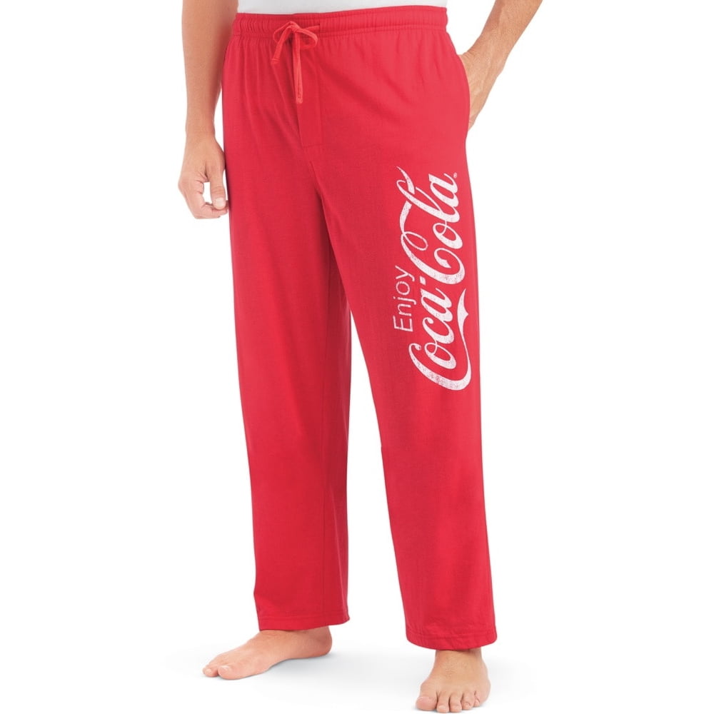 Collections Etc. - Coca Cola Logo Lounge Pants in Can, Red, Large - Walmart.com - Walmart.com