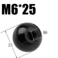 thumbnail image 1 of Efficient And Versatile Machine Tool Handle Ball Nut for Various Industries M6-25 Bakelite Black, 1 of 4