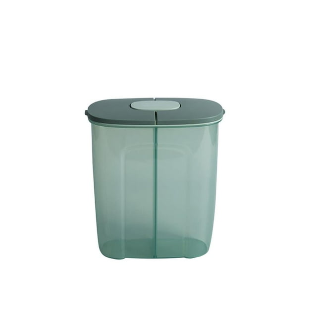 ziyahi Food Storage Containers 2.5L Kitchen Storage Tank Sealed Storage Box for Storing Seasoning Grain green