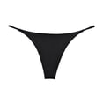 thumbnail image 1 of Tanga sexy de cintura baja con cinturón fino de doble capa, bikini de algodón de doble capa, pantalones de mujer, ropa interior deportiva y fitness, 1 of 6