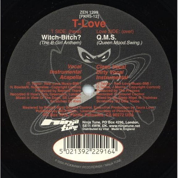 T-Love - Witch Bitch: QMS - Music & Performance - Vinyl