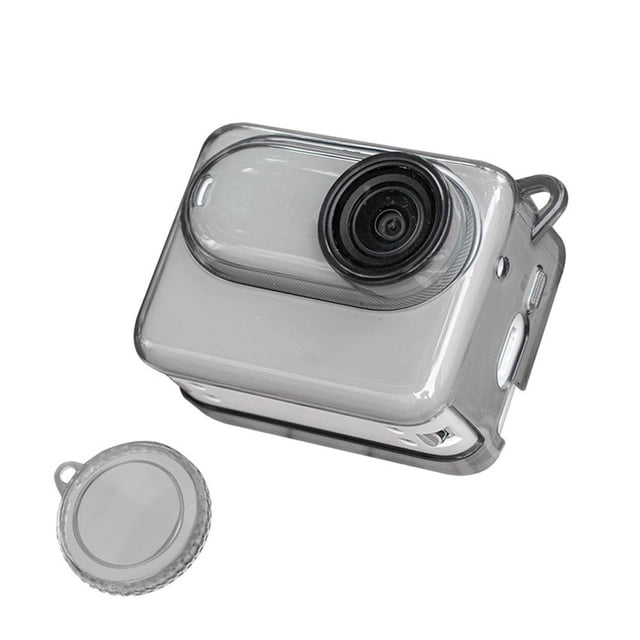 Clear Waterproof TPU Case for Sports Cameras with Precise Hole Fitting, Anti-Scratch and Anti-Drop Features