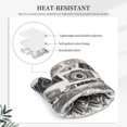 thumbnail image 5 of ZNDUO Kitchen Oven Gloves, Durable Heat Resistant Oven Gloves with Quilted Liner Non-Slip Textured Grip Perfect for BBQ, Baking, Cooking and Grilling, Vintage Cartoon Camera, 5 of 8