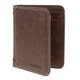 thumbnail image 1 of Cartera de lujo para hombre, portátil, suave, de cuero PU, triple pliegue, tarjetero de identificación, monedero marrón Hugo Cartera de los hombres de la moda, 1 of 9