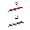 thumbnail image 2 of 5PCS Screwdriver Organizer Holder Wall Mounted Screwdriver Wrench Plier Rack Organizer Tool Hardware Tool Display Hanger, 2 of 6