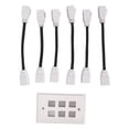 thumbnail image 4 of Panel de pared con cable NikouMX interfaz multimedia HD Tapa de salida con cable, 4 of 8