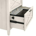 thumbnail image 5 of UrbanPro L Shaped Engineered Wood Desk with Lateral File Cabinet in White, 5 of 9