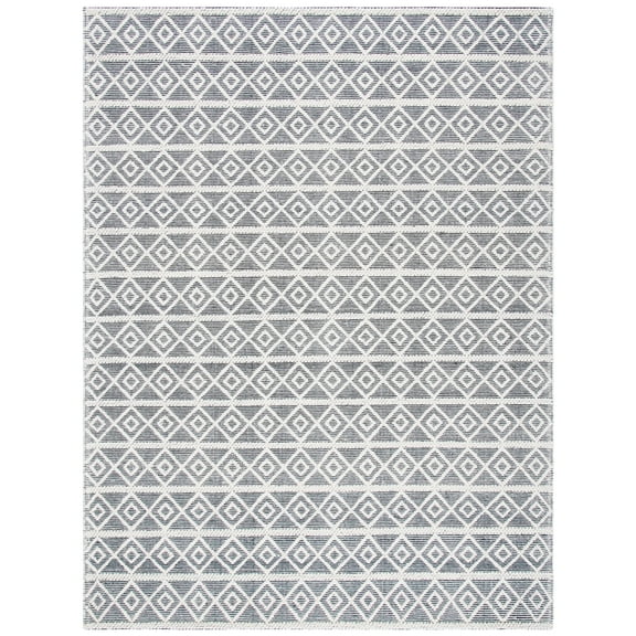 SAFAVIEH Natura Daniel Geometric Area Rug, Ivory/Black, 8' x 10'