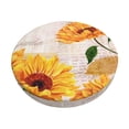 thumbnail image 1 of Disketp Sunflower 5 Funda Redonda para Taburete, Funda de Cojín para Silla de Bar Suave y Elástica-14 inch, 1 of 7