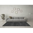thumbnail image 3 of Ahgly Company Indoor Rectangle Abstract Gray Modern Area Rugs, 3' x 5', 3 of 4