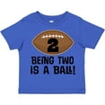 thumbnail image 3 of Inktastic 2nd Birthday Football Sports Boys Boys Toddler T-Shirt, 3 of 5