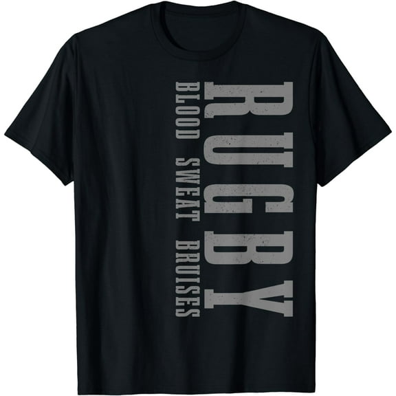 Rugby Blood Sweat Bruises Funny Rugby Player Fan T-Shirt