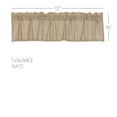 thumbnail image 7 of VHC Brands Sawyer Mill Charcoal Valance Curtain Cozy Farmhouse Country Cotton Striped Kitchen Drapes 16x72, 7 of 7