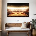 thumbnail image 3 of Elephant Stock Basketball Stadium Wall Art - Horizontal Canvas Wall Art - Hallway Wall Decor - Sports Canvas - Black And White Decor - 48" x 32", 3 of 8