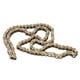 thumbnail image 1 of Cadena de transmisión de motocicleta 428, cadena de repuesto dorada de 104 eslabones para actualización de reparación de motocicletas ATV YUNYI BRAND  Deportes, 1 of 8
