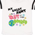 thumbnail image 3 of Inktastic My Great Aunt is out of This World Gift Baby Boy or Baby Girl Bodysuit, 3 of 4