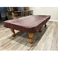 thumbnail image 4 of ASKA 9ft Heavy-Duty Billiard Table Cover - Burgundy Leatherette Vinyl, 113.5" x 64" Waterproof Protection, 4 of 5