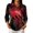 RedB&01#0702p, variant on Garbnen Halloween Women Polo Shirt Funny Ghost Pumpkin Witch Womens Golf Shirts Fall Winter 3/4 Length Sleeve Womens Pullover Tops Black XXXL