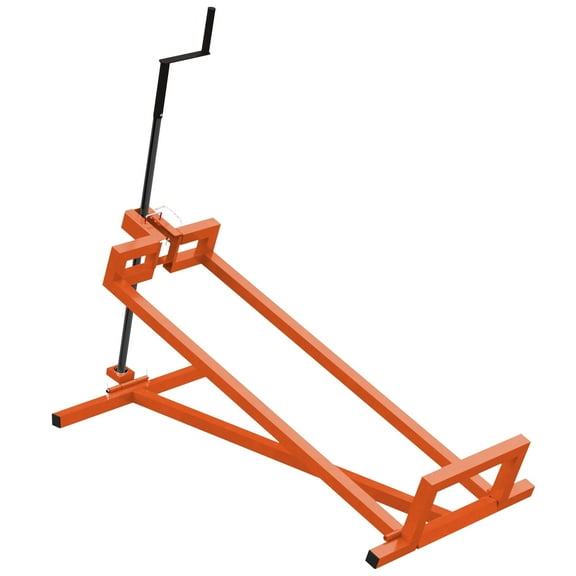 Easy Lawn Mower Lift for Riding Tractors-Orange