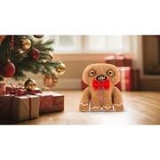 Fuggler Festive Fuggs 9 inch (Gingerbread) Soft Plush, Ugly Monster Stuffed Animal Toy