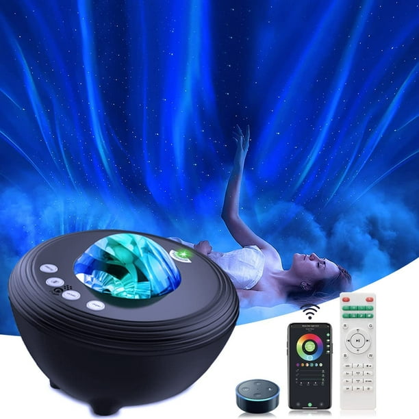Projecteur d'étoiles Galaxy Night Light, App Remote Control Aurora Star  Light Projector et Starry Mood Lamp avec haut-parleur Bluetooth pour  enfants, adultes, décoration de plafond de chambre à coucher Fonctionne  avec Alexa