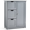 thumbnail image 2 of Armario de Suelo Costway con 3 cajones y 1 estante Ajustable color gris 60 x 30 x 81cm, 2 of 10