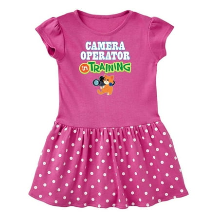 

Inktastic Future Camera Operator in Training Gift Toddler Girl Dress