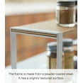 thumbnail image 6 of Yamazaki Home Single-Tier Riser, White, Steel + Wood, Supports 4.4 pounds, No Assembly, 6 of 7