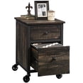 thumbnail image 4 of Pemberly Row 2Drawers Vertical Black Wood Filing Cabinet Easy Assembly, 4 of 14