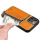 thumbnail image 3 of Funda tipo cartera a prueba de golpes para Iphone 13 con protector de tarjetero, rosa, 3 of 4