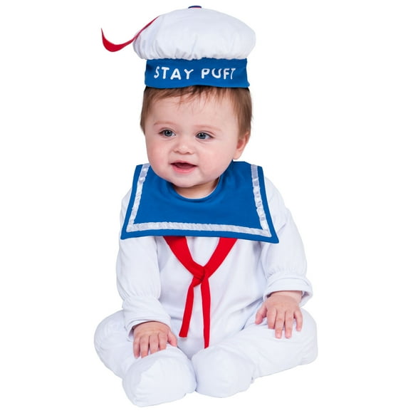 Ghostbusters Stay Puft Marshmallow Man Costume for Babies by Rubies, Unisex