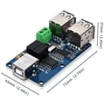 thumbnail image 2 of shiyou-4-Channel ADUM3160 B0505S 1500V USB-to-USB Voltage Isolator Module Coupling Protection Board, Supports 12Mbps 1.5Mbps, 2 of 4