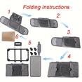 thumbnail image 7 of Rolling Cat Carrier with Wheels, Foldable Airline Approved Pet Travel Carrier with Handle & Luggage Strap, 7 of 7