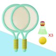 thumbnail image 1 of Kids Tennis Rackets Badminton Sets Play Game Toy Portable Birdies Rackets Ball for Training, Boys Girls, Playground, Players, Starter Practice Green, 1 of 10