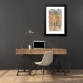 thumbnail image 4 of Felix Esterl 16x24 Black Modern Framed Museum Art Print Titled - Three Acts in Front of a Lake (1928), 4 of 5