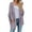 Purple, variant on Turilly Womens Jackets Ladies Women's Ladies Solid Open Front Soft Chunky Pocket Long Sleeve Coat Outerwear Cardigan