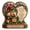 B, variant on Cardinal Bird Memorial Ornament Heart Wreath Decor Remembrance Table, Heartfelt Memorial Gift