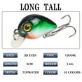 thumbnail image 4 of 2PCS 3cm/1.6g Spinner Equipment Accessories SwimBait Lure Crank Bait realistic silhouette Fishing Lure, 4 of 6