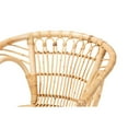 thumbnail image 5 of Baxton Studio Kaka Modern Bohemian Natural Brown Rattan Dining Chair, 5 of 7