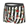 thumbnail image 2 of Wukai Rose Flowers Print Men’s Underwear Breathable Boxer Briefs,&nbsp;Moisture Wicking & Breathable-XX-Large, 2 of 7