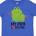 thumbnail image 4 of Inktastic My Papa Loves Me Boys Frog Boys Toddler T-Shirt, 4 of 5