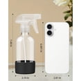 2 Pack Glass Bottles 8 oz, Empty Refillable Containers with Sleeve ...